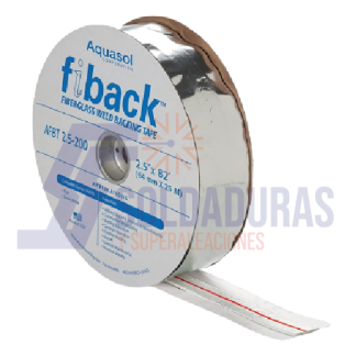AQUASOL - CINTA DE ALUMINIO DE FIBRA DE VIDRIO 2.5" X 82 FT