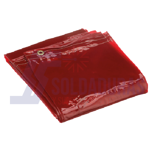 JACKSON - CORTINA NARANJA TRANSPARENTE 6' X .014" X 10'